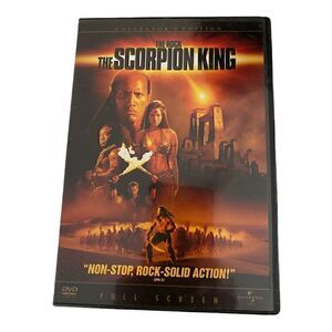 The Scorpion King DVD FREE US SHIPPING Kids Widescreen Collector's Edition